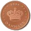 Euromünze 1 Cent daenemark – nationale Seite