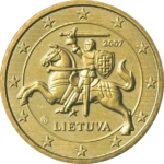 Euromünze 10 Cent litauen – nationale Seite