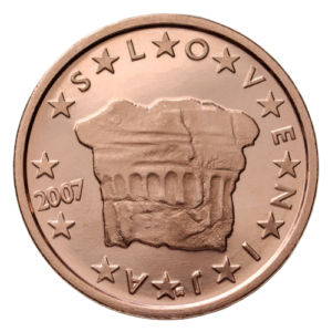 Euromünze 2 Cent slowenien – nationale Seite