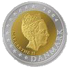 Euromünze 2 Euro daenemark – nationale Seite