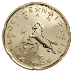 Euromünze 20 Cent slowenien – nationale Seite
