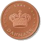 Euromünze 5 Cent daenemark – nationale Seite