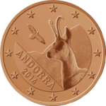 Euromünze 5 Cent andorra – nationale Seite
