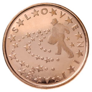 Euromünze 5 Cent slowenien – nationale Seite