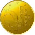 Euromünze 50 Cent andorra – nationale Seite