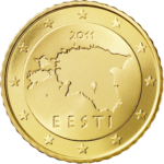 Euromünze 50 Cent estland – nationale Seite